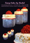 061 - crystal wedding cake with gold and red roses - 1.jpg