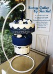 chandelier cake with navy calla lilies - 1.jpg