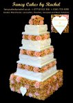 gold and coral flowers wedding cake - 1.jpg