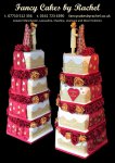 gold and red square wedding cake - 1.jpg
