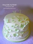 green butterflies wedding cake - 1.jpg