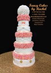 peach and silver wedding cake_Doncaster - 1.jpg