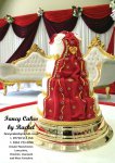 red and gold scarf wedding cake - 1.jpg
