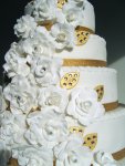 roses and gold leaf wedding cake 3.jpg