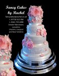 silver wedding cake with white lace - 1.jpg