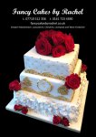 square wedding cake with red roses - 1.jpg