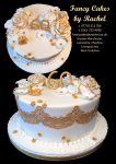 60th birthday cake gold - 1.jpg
