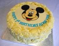 mickey mouse buttercream cake - 1.JPG