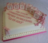 pink blocks christening cake - 1.JPG