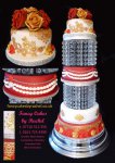 326 - red and white crystal wedding cake - 1.jpg
