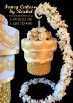 chandelier hanging wedding cake gold - 1.jpg