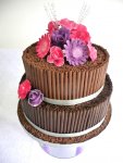 chocolate wedding cake - 1.JPG