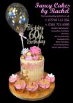 60th Birthday Mum white chocolate drip balloon with cupcakes2 - Copy.jpg