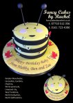 Bee cake Happy Birthday Baby - 1.jpg