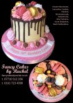 Lynda 50th birthday pink buttercream chocolate drip macarons - 1.jpg