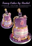 princess 2 tier birthday cake - 1.jpg