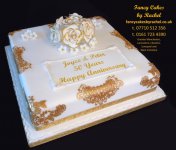 golden wedding anniversary cake - 1.jpg