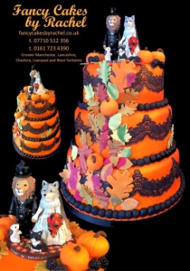 weddingcakeatFairwaysPrestwichorangeandblacklace-Copy59f8bf348b572