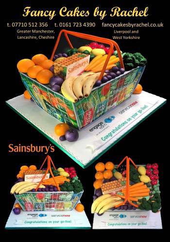 corporate cakes made in Manchester